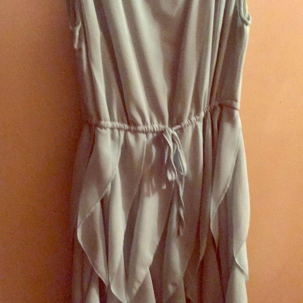 Teal green dress
